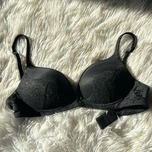 Body by Victoria no wire padded 36C black lace